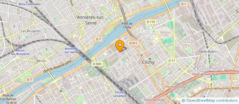 localisation de l'entreprise DADO CONSULTING à CLICHY