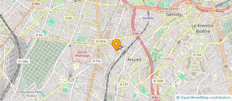 localisation de l'entreprise DADODENTAL  ARCUEIL