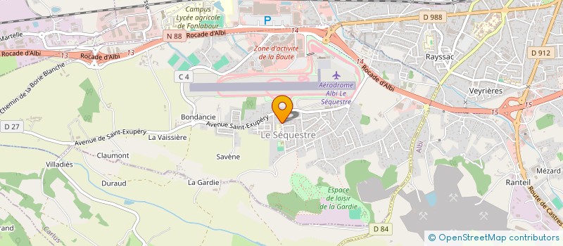 localisation de l'entreprise DADOJO  LE SEQUESTRE