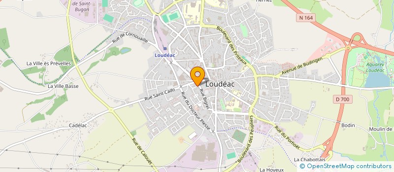 localisation de l'entreprise DADOO DESIGN à LOUDEAC