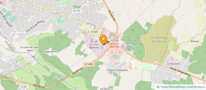 localisation de l'entreprise DADOU à ANGOULEME
