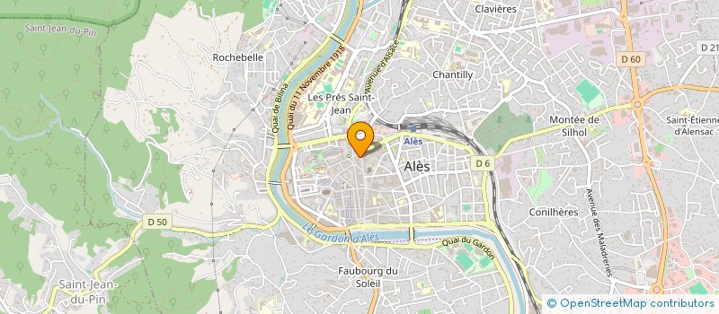 localisation de l'entreprise DADOU DENIS à ALES