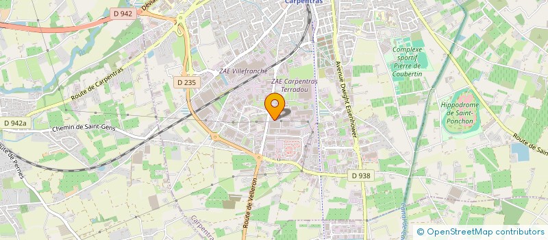 localisation de l'entreprise DADOU PIECES AUTO à CARPENTRAS