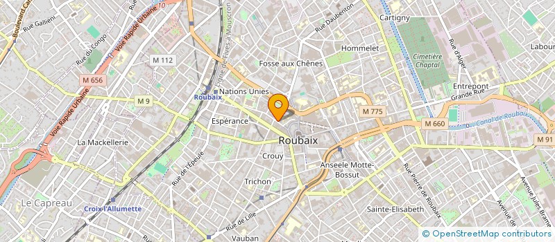 localisation de l'entreprise DADOU PROPRETE CARRELAGE  ROUBAIX