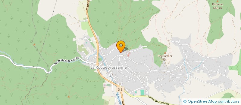 localisation de l'entreprise DADOUDY  LA ROQUEBRUSSANNE