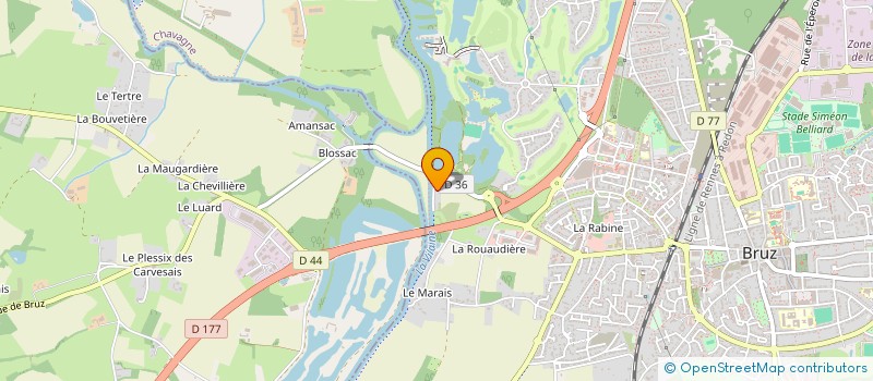 localisation de l'entreprise DADUS  BRUZ