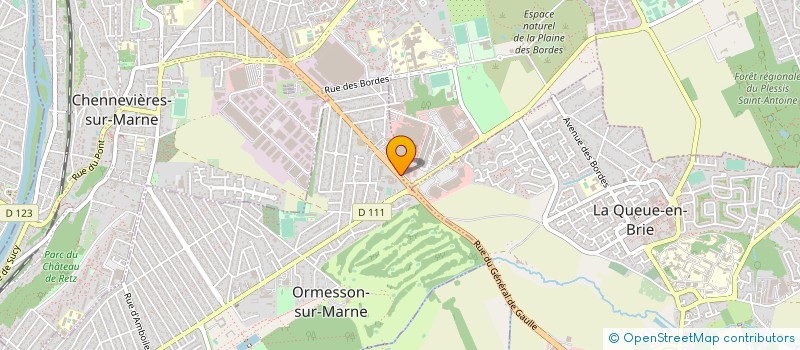localisation de l'entreprise DADY à ORMESSON-SUR-MARNE