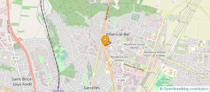 localisation de l'entreprise DADY  VILLIERS-LE-BEL