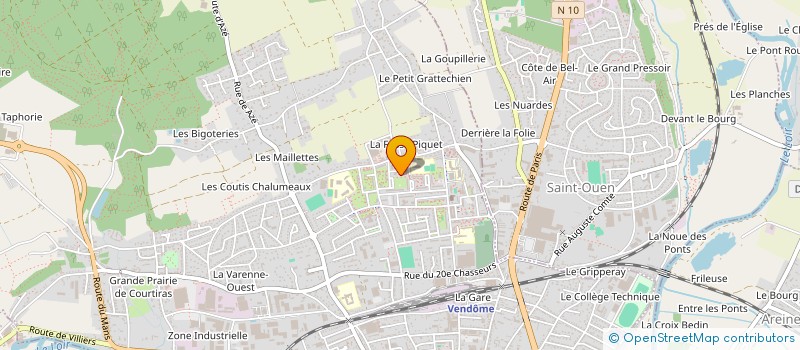 localisation de l'entreprise DADY-CM  VENDOME