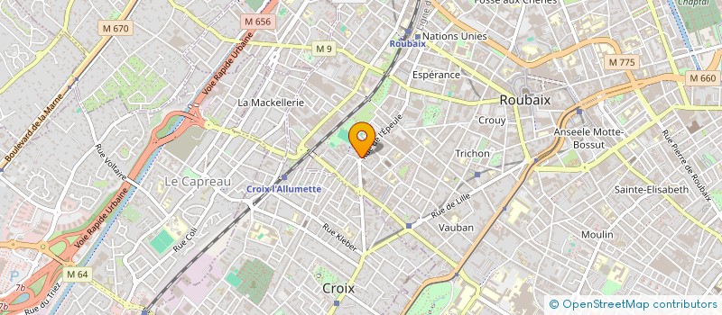 localisation de l'entreprise DADY PIZZA  ROUBAIX