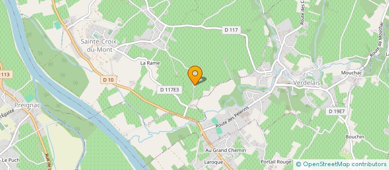 localisation de l'entreprise DADYCHOU  SAINTE-CROIX-DU-MONT