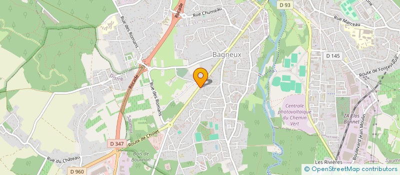 localisation de l'entreprise DAE  SAUMUR