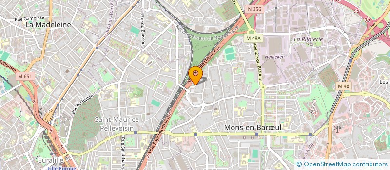 localisation de l'entreprise DAE  MONS-EN-BARUL