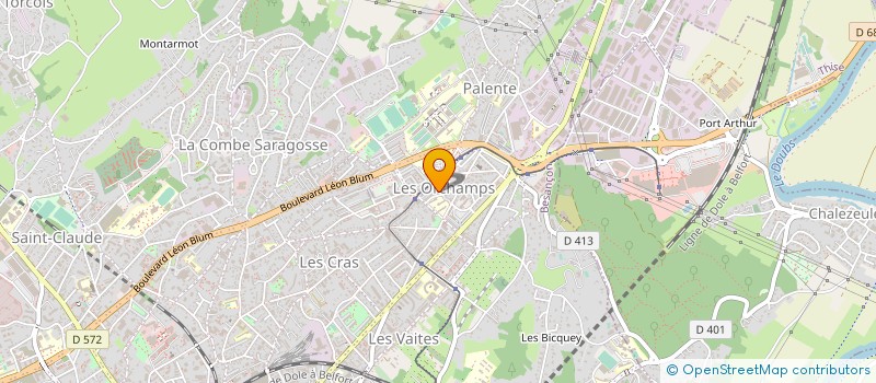 localisation de l'entreprise DAE à BESANCON