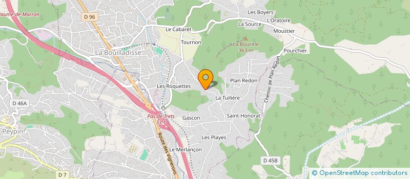 localisation de l'entreprise DAE  LA BOUILLADISSE