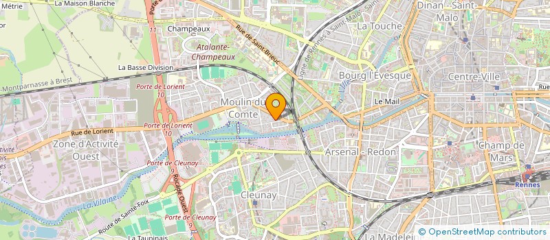 localisation de l'entreprise DAE AN TAEKWONDO DOJANG  RENNES