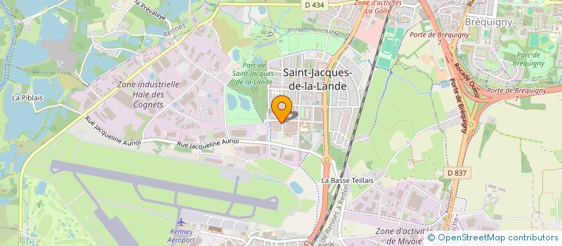 localisation de l'entreprise DAE FIBRE OPTIQUE  SAINT-JACQUES-DE-LA-LANDE