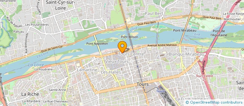 localisation de l'entreprise DAE FONDATIONS GENIE CIVIL  TOURS