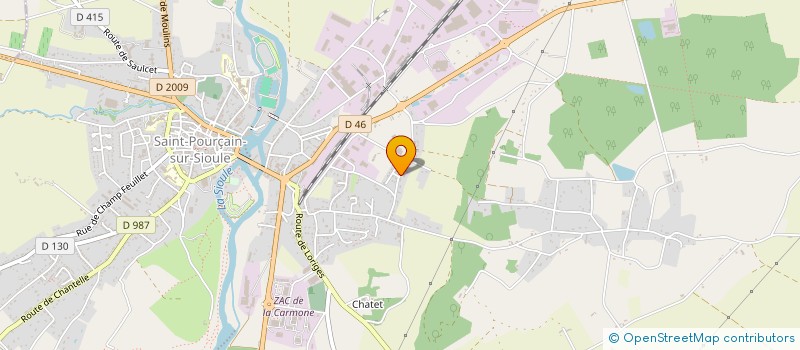 localisation de l'entreprise DAE LOC  SAINT-POURCAIN-SUR-SIOULE