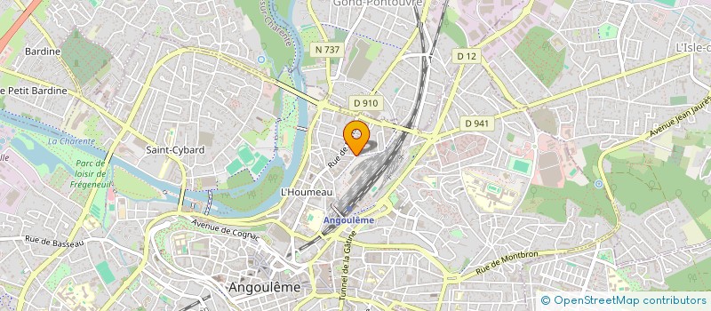 localisation de l'entreprise DAEDALUS à ANGOULEME