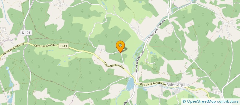 localisation de l'entreprise DAEDALUS  SAINT-AQUILIN