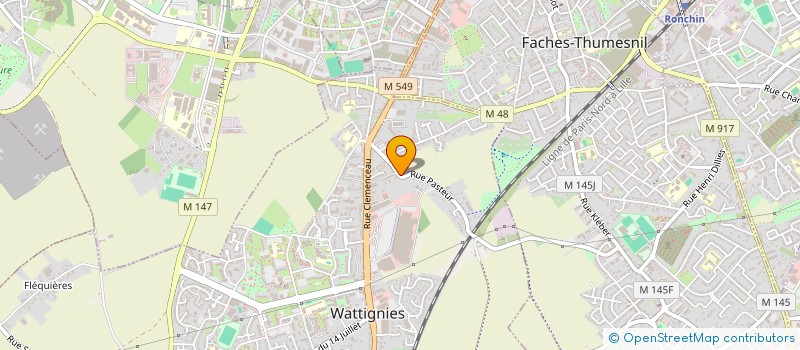 localisation de l'entreprise DAEMME  WATTIGNIES