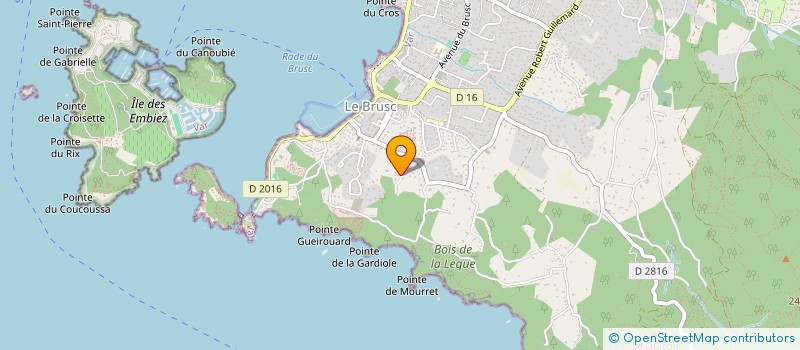 localisation de l'entreprise DAESSLE - MONTMAYEUR à SIX-FOURS-LES-PLAGES