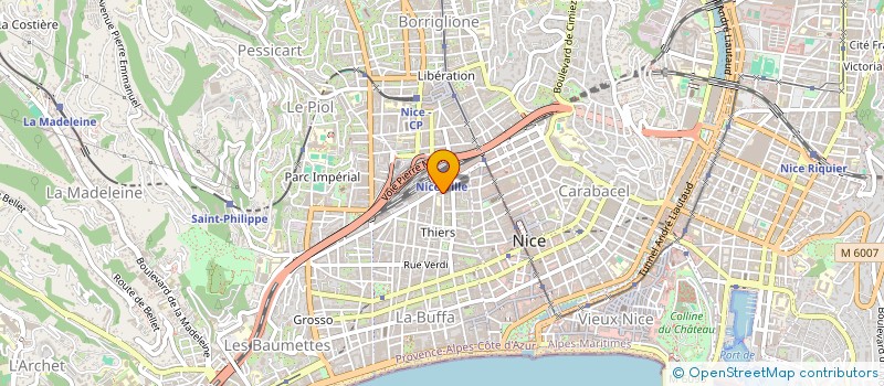 localisation de l'entreprise DAF à NICE