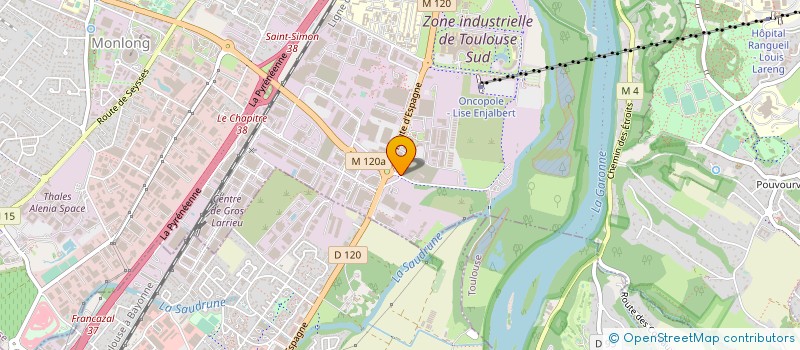 localisation de l'entreprise DAF à TOULOUSE