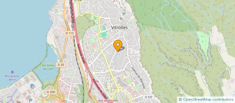 localisation de l'entreprise DAF à VITROLLES