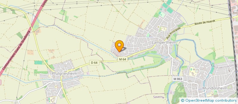 localisation de l'entreprise DAF  LAMPERTHEIM