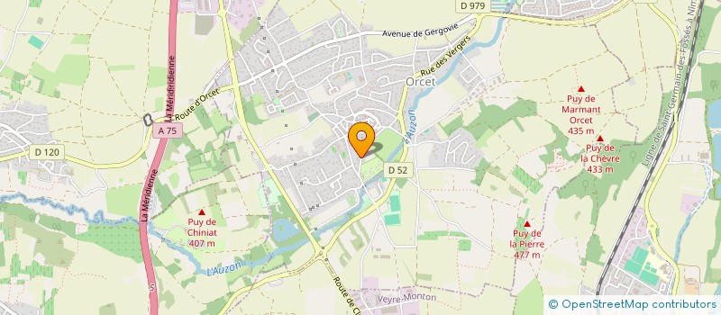 localisation de l'entreprise DAF CONNECT  ORCET