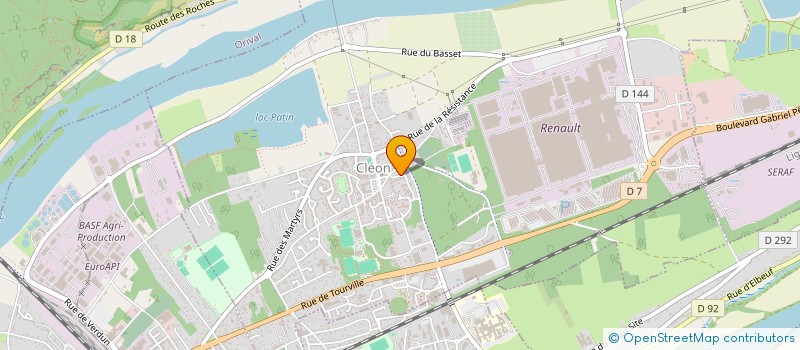 localisation de l'entreprise DAF CONSULTING  CLEON