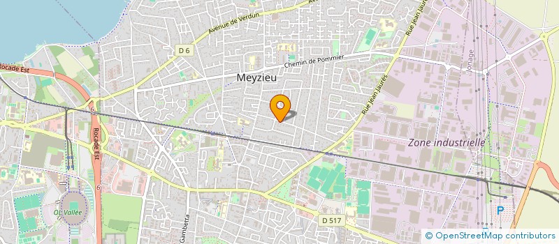 localisation de l'entreprise DAF COURTAGE à MEYZIEU