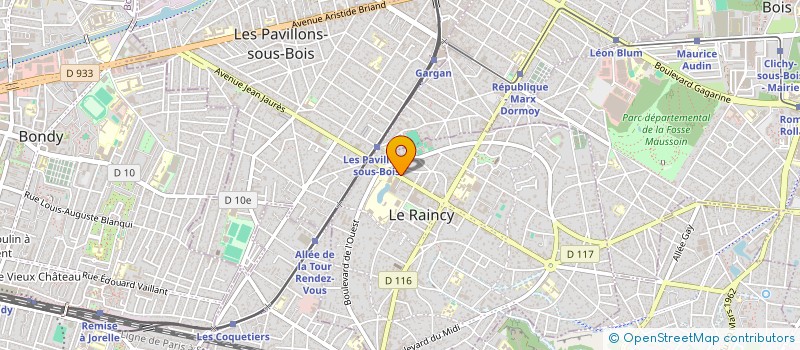 localisation de l'entreprise DAF-IT à LE RAINCY