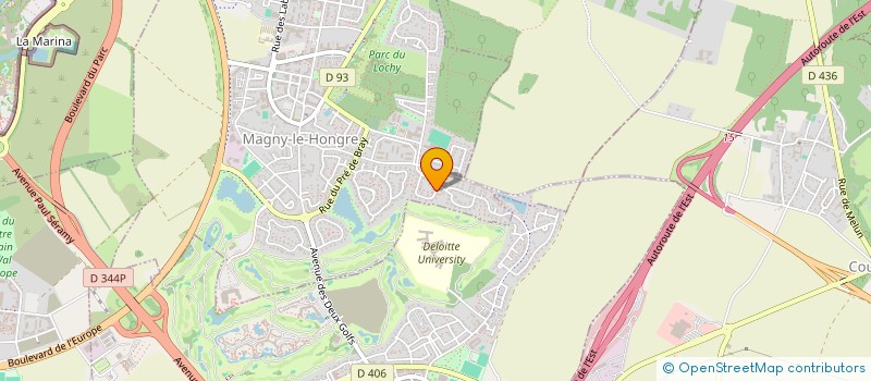 localisation de l'entreprise DAF PARTNER à MAGNY-LE-HONGRE