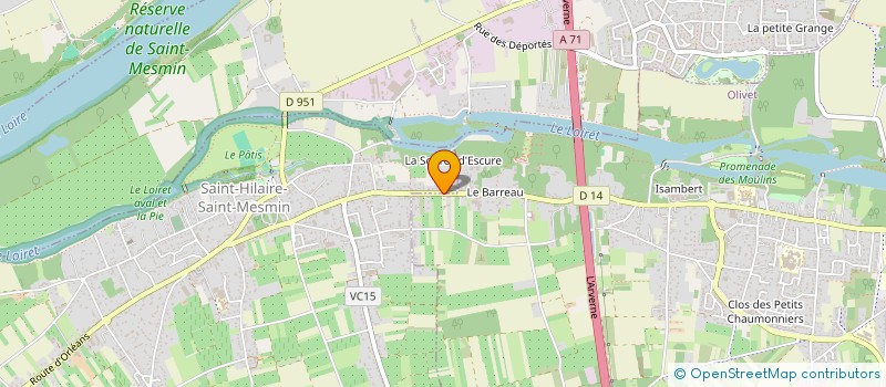 localisation de l'entreprise DAF PARTNER à SAINT-HILAIRE-SAINT-MESMIN