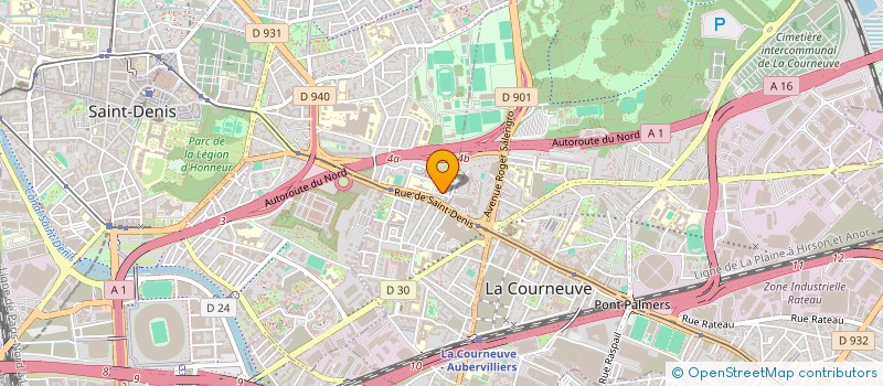 localisation de l'entreprise DAF SECURITE PRIVEE à SAINT-DENIS