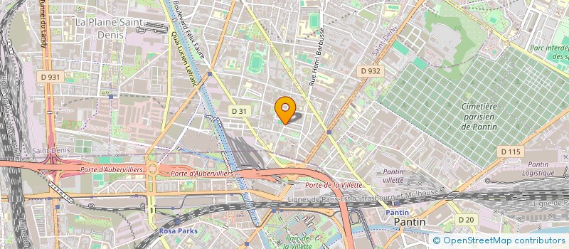 localisation de l'entreprise DAFA  AUBERVILLIERS