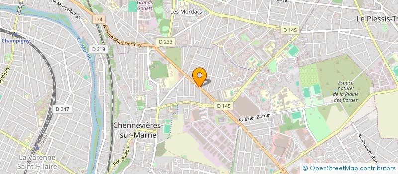 localisation de l'entreprise DAFA à CHENNEVIERES-SUR-MARNE