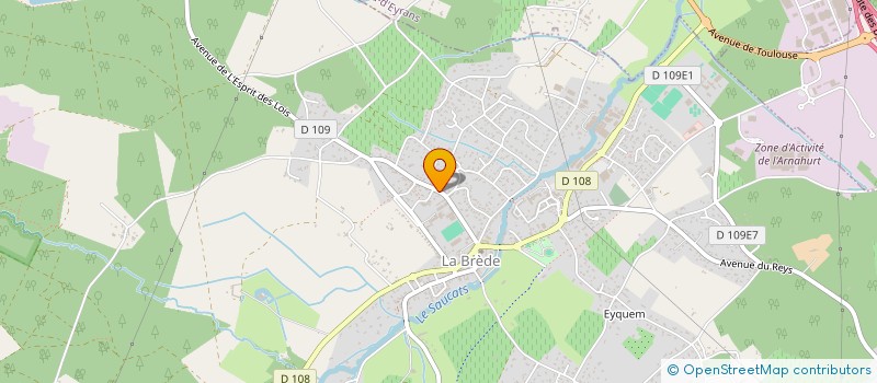 localisation de l'entreprise DAFA.GP  LA BREDE