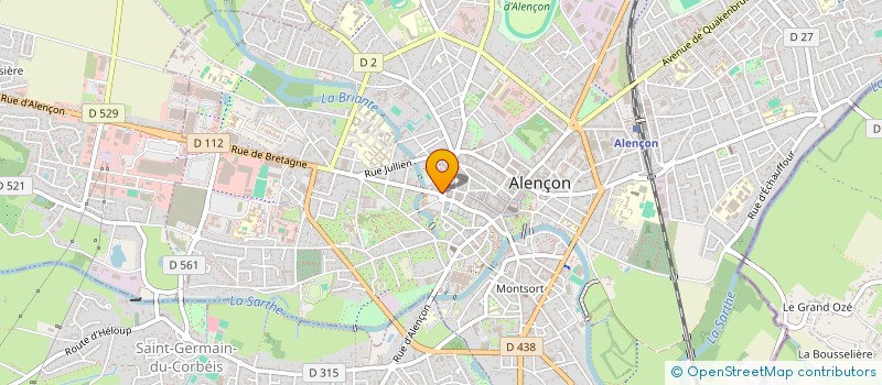 localisation de l'entreprise DAFA ORMONT à ALENCON