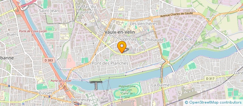 localisation de l'entreprise DAFAEL  VAULX-EN-VELIN