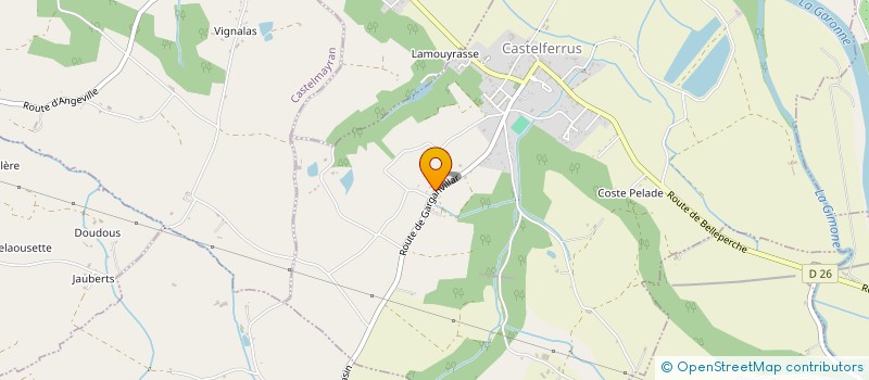 localisation de l'entreprise DAFAM  CASTELFERRUS