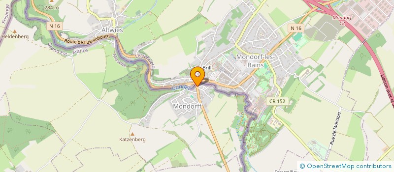 localisation de l'entreprise DAFAM TRAVAUX  MONDORFF