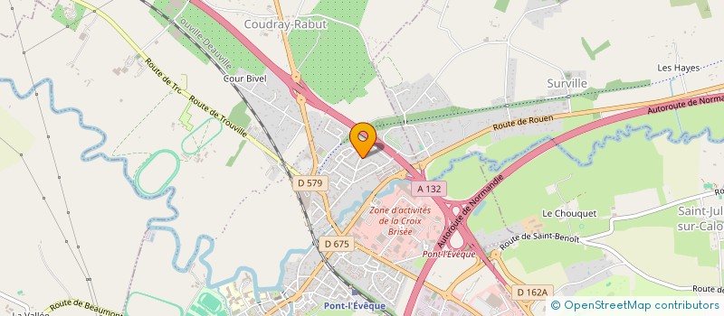 localisation de l'entreprise DAFAMI  PONT L'EVEQUE