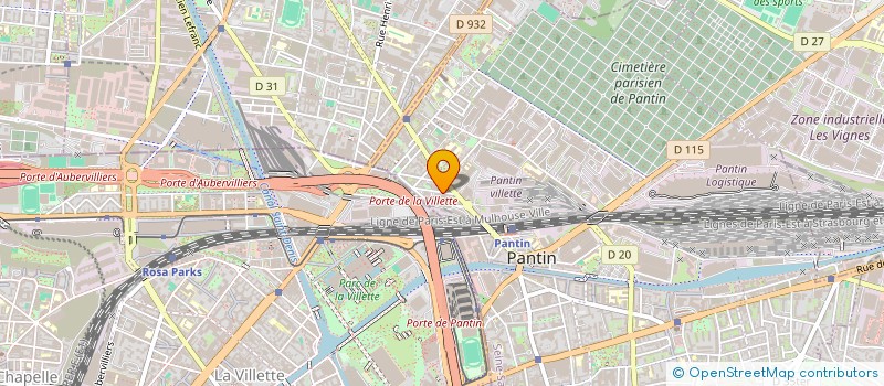 localisation de l'entreprise DAFATEX à PANTIN