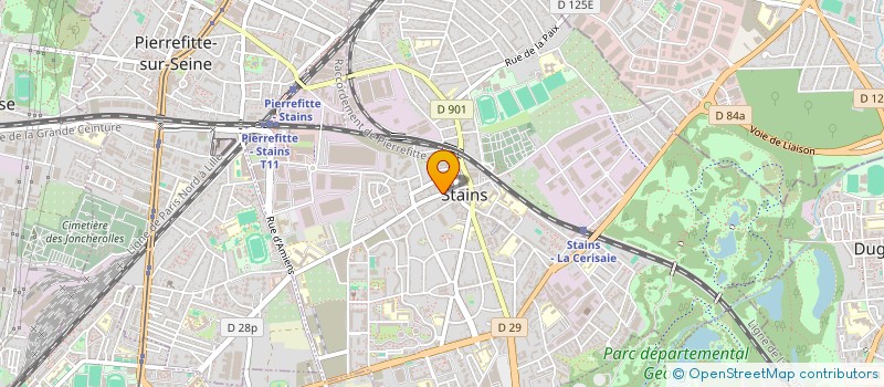 localisation de l'entreprise DAFE BATIMENT  STAINS
