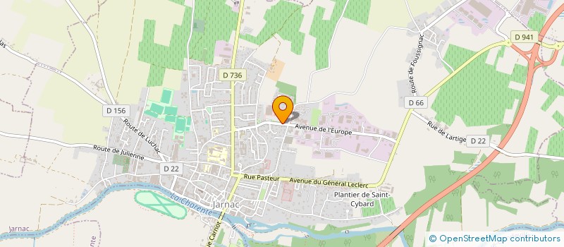 localisation de l'entreprise DAFENERGIE à JARNAC