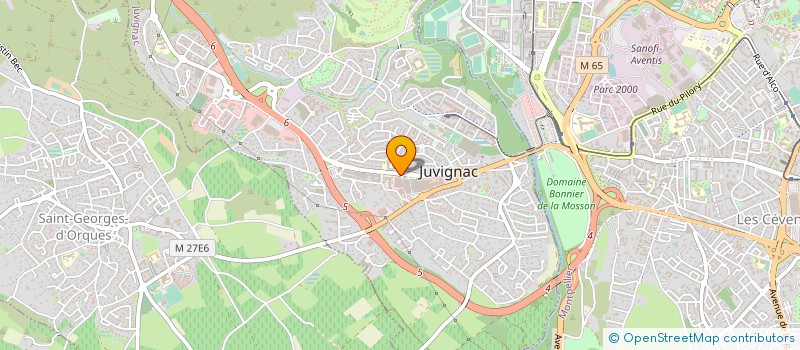 localisation de l'entreprise DAFER à JUVIGNAC